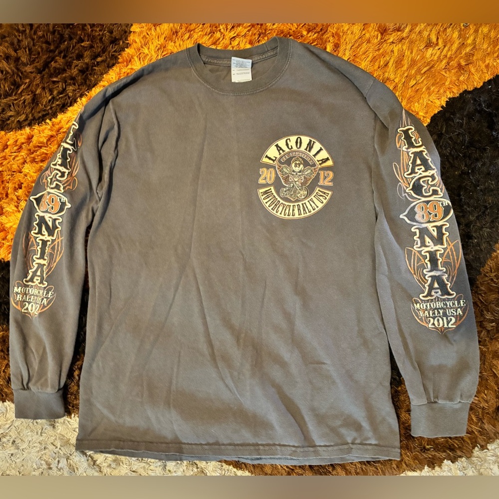 Gildan, Laconia Motorcycle Rally 2012, Long Sleeve, Shirt